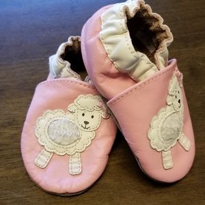 Robeez leather soft shoes